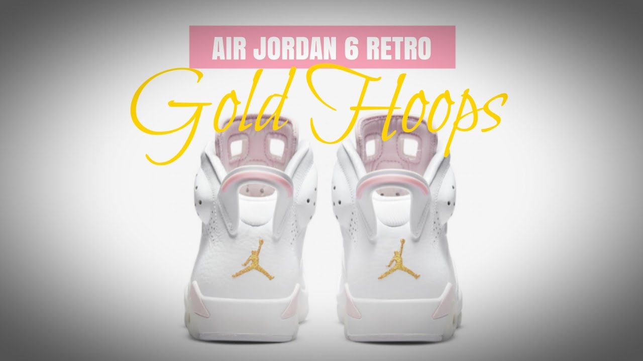 retro 6 gold hoops release date