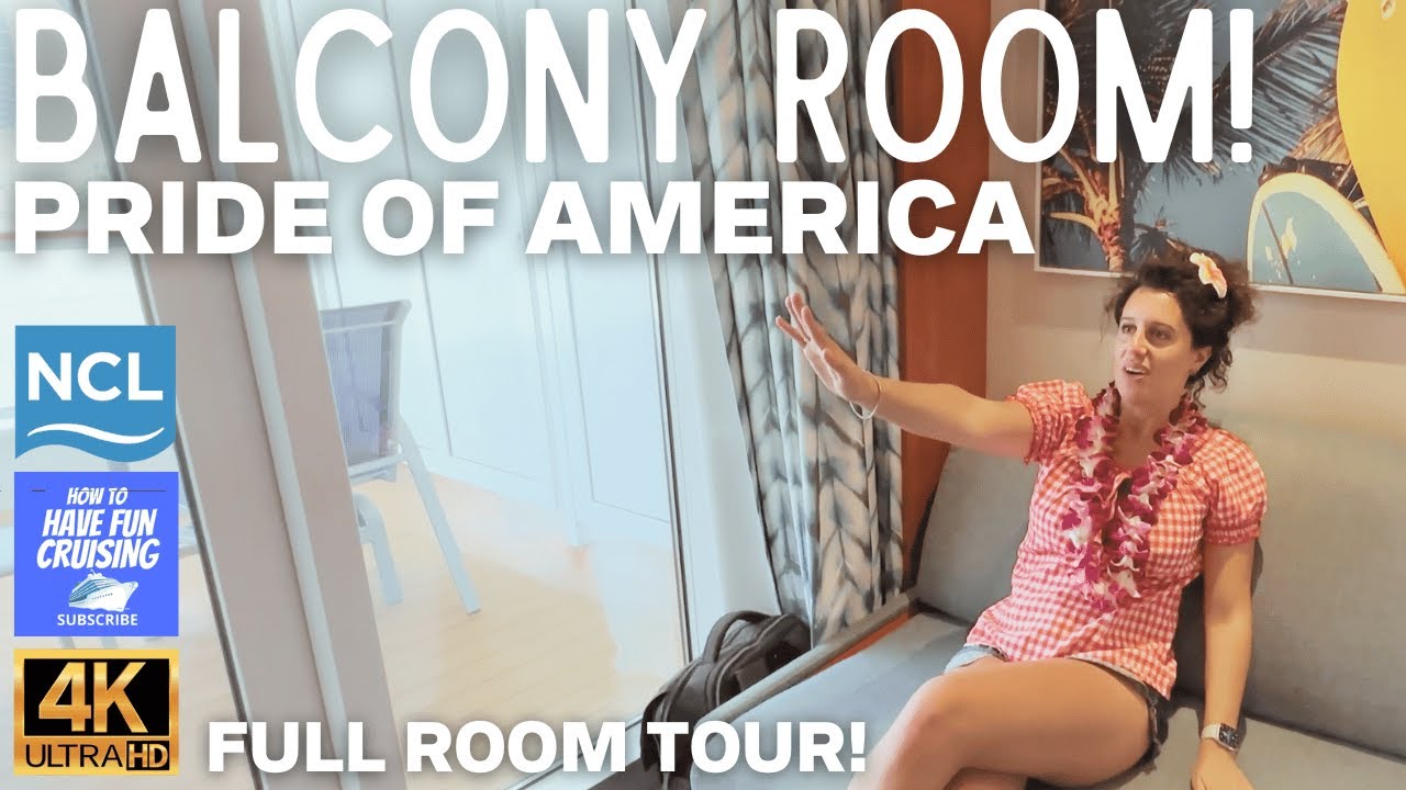 NCL Pride of America Balcony Room Tour | Full Walkthrough & Review