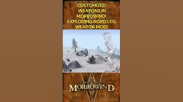 MORROWIND MOD Exploding Severed Nord Leg weapon  #retrogaming #bethesda #morrowind #elderscrolls