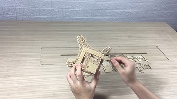 Hướng Dẫn Lắp Ghép : Mô Hình Eiffel Tower Robotime