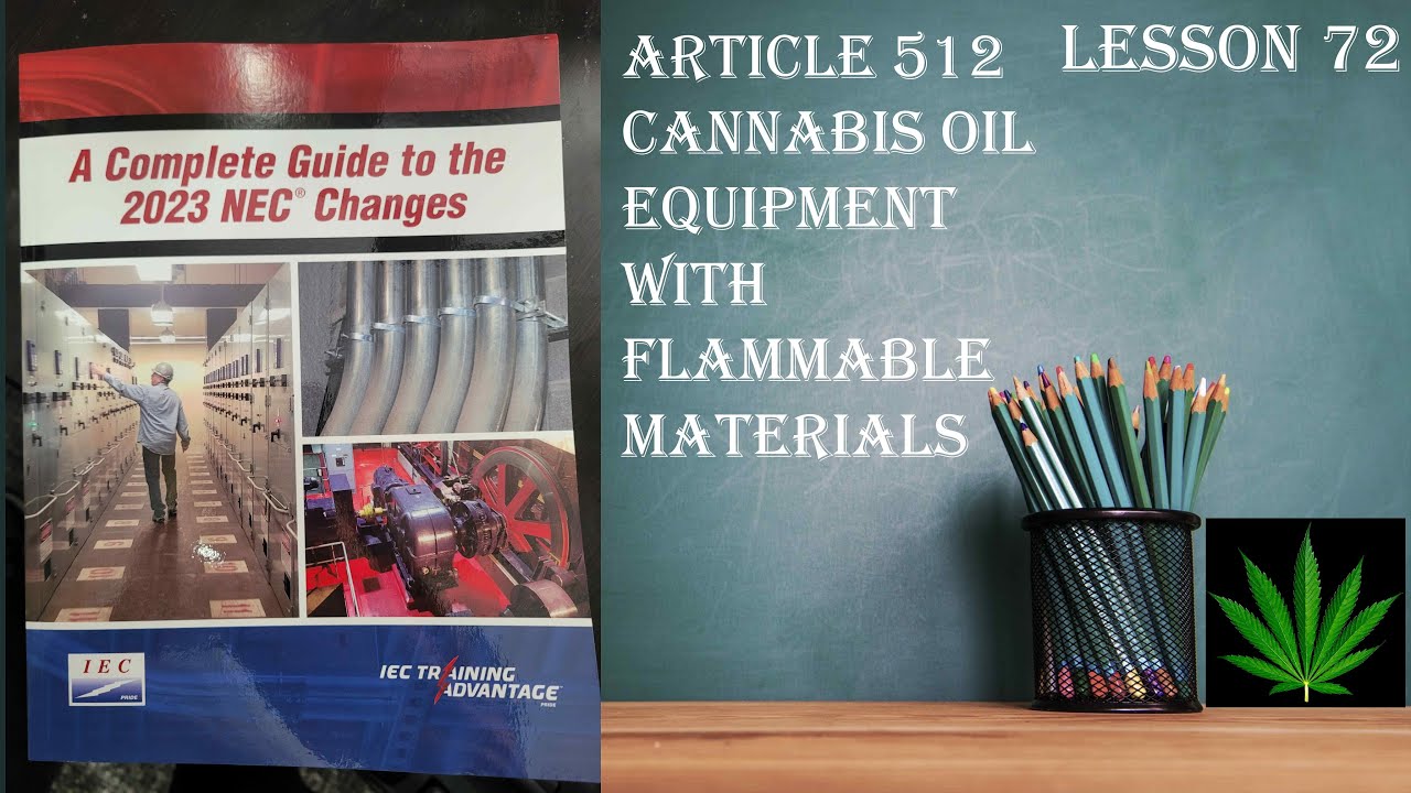 Article 512 Cannabis Oil Preparation and Extraction