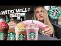 I let STARBUCKS CHOOSE my Holiday Drinks for a WEEK! 😱