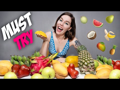 Best Thai Fruit you MUST TRY when you Travel to Thailand 🍌🥭🍍Thailand Street Food