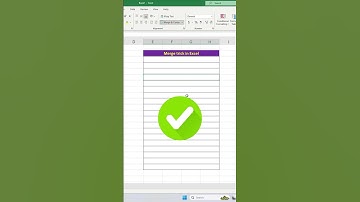 Merge & Center Mastery  Excel Shortcut Revealed!
