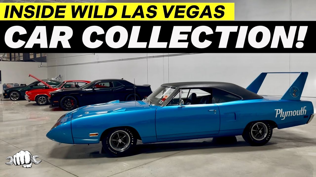 КОЛЛЕКЦИЯ АВТОМОБИЛЕЙ ВНУТРИ ДИКОГО ЛАС-ВЕГАСА: Plymouth Superbird, Hemi ‘Cuda, Chevelle SS и дру...