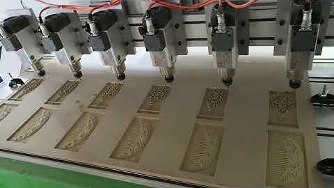 Multi spindle CNC Relief Carving Machine