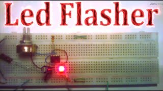 Led Flasher Using 555 Time IC