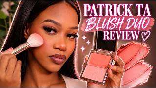Makeup Tutorial with the NEW Patrick Ta Blush duo Review |ClaireFendy
