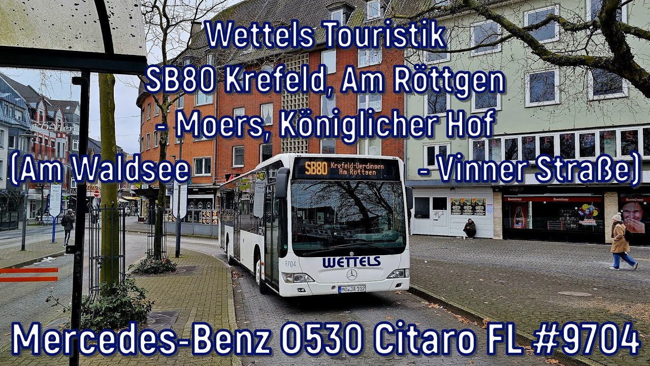 Wettels Touristik - Mercedes-Benz O530 Citaro FL #9704, Linie SB80