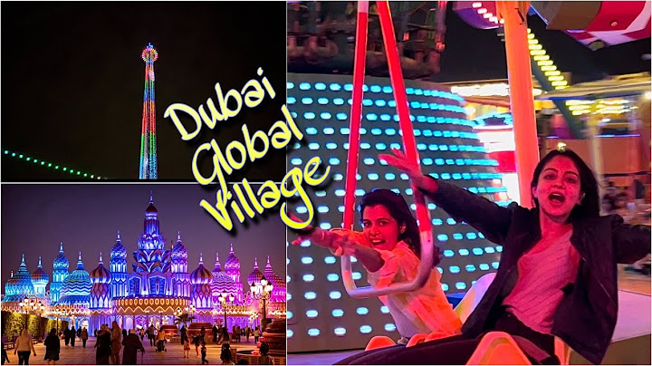 My Best Day in Dubai ✨| Global Village | Ishaani Krishna.