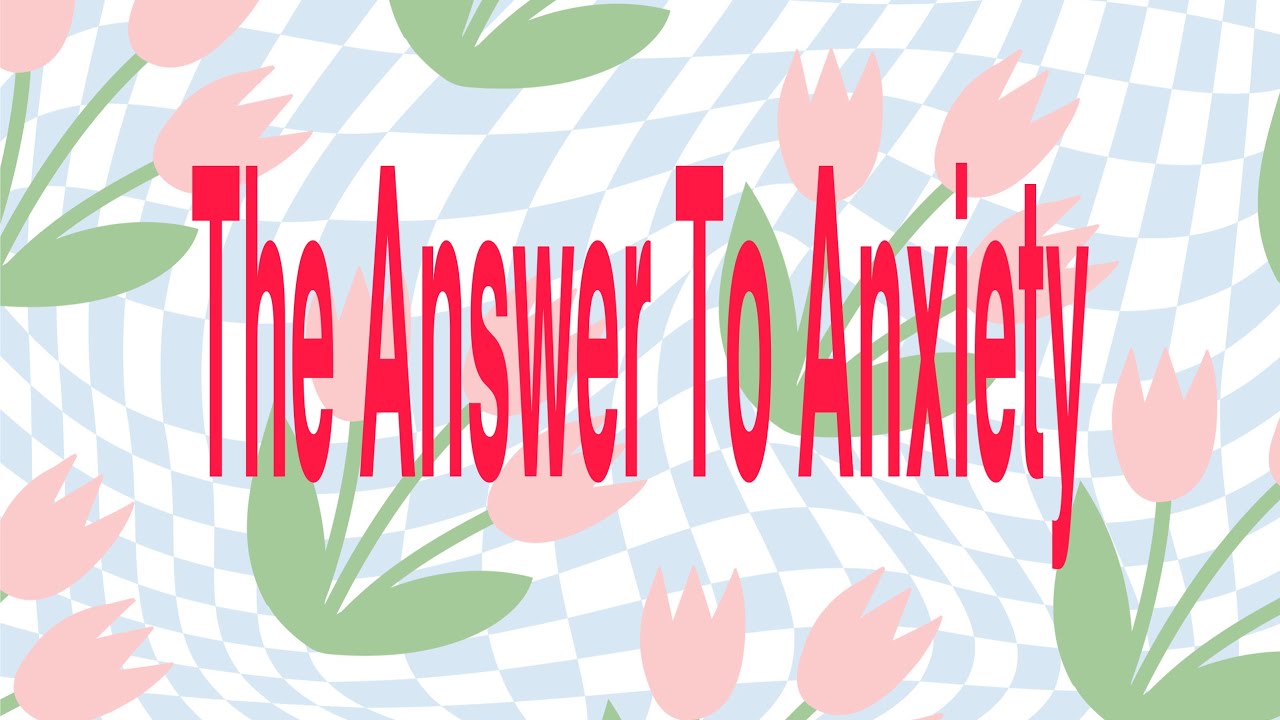The Answer To Anxiety Joyce Meyer The Answer To Anxiety Joyce Meyer