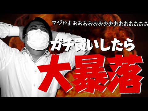 株をガチ買いしたら大暴落しました。完全に死亡です。