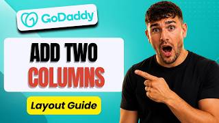 How to Add a Two Column Layout in GoDaddy Website Builder (2026 Beginner Guide)