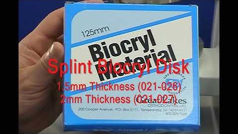 Technique: Occlusal Splint