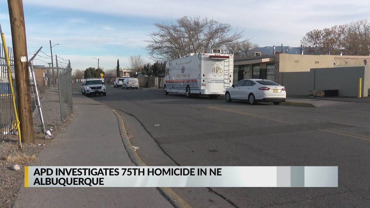 Man found dead with gunshot wound in northeast Albuquerque - YouTube