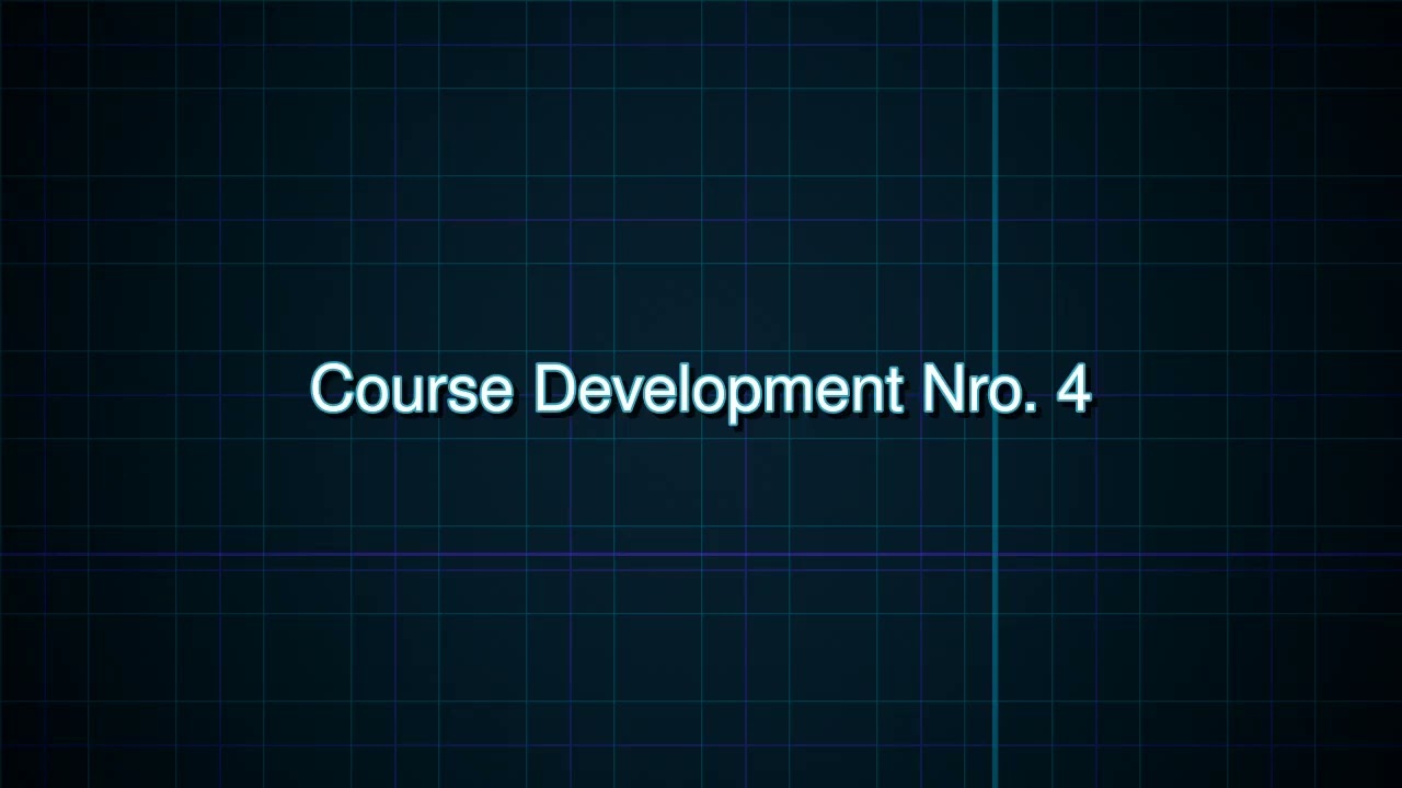 course development 4