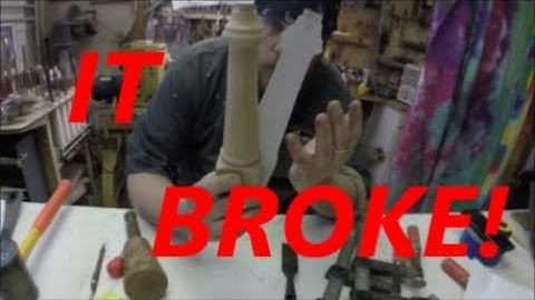 How To Turn Spindles With A Paper Glue Joint