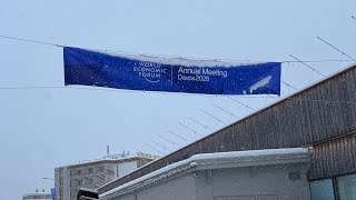 A snowy walk through Davos 10.01.2026 - WEF