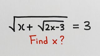Nested Radical Equation | Can You Solve It?