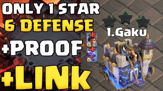 Best Only 1 Star Th18 War Base (2026)+ Defense Replay Proof LINK Th18 Legend Base + Link Coc (22)