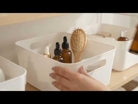 Aesthetic Bathroom & Pantry Organizer Baskets (Pack of 4) ✨