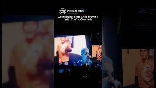 Justin Bieber Sings Chris Browns with You At Coachella