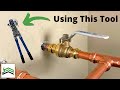 How To Install a Main Water Shutoff | NIBCO Press Fittings