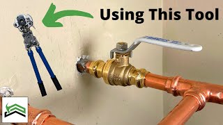 How To Install a Main Water Shutoff | NIBCO Press Fittings