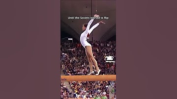 Do you prefer the old or new style of beam?🤔 #gymnastics #beam #flexibility #olympics #backflip