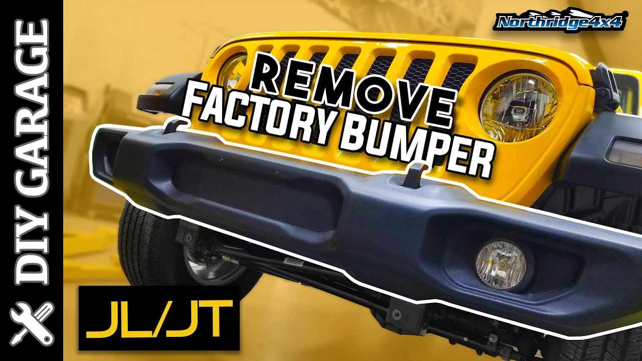 Jeep JL/JT Factory Bumper Removal | Northridge4x4 - YouTube