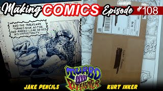 Episode #108 - Making Turbo Pit-Fighter Comic | Tweaks in lettering and Scanning artwork settings.