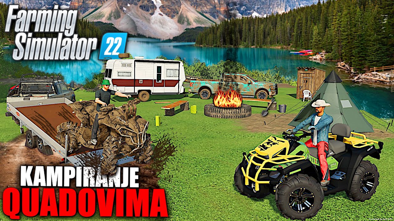 QUADOVIMA KAMPIRANJE U ŠUMI ! * Prevrnula se kamp kućica *