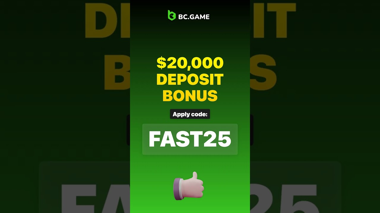 Bcgame Promo Code ''FAST25'' — $20,000 Deposit Bonus (Top Bonus Pick 2026)