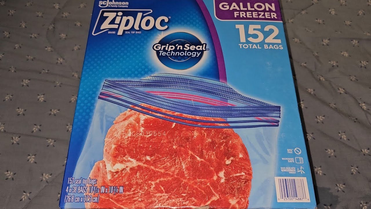 Ziploc Gallon Freezer Bags, 152 ct.