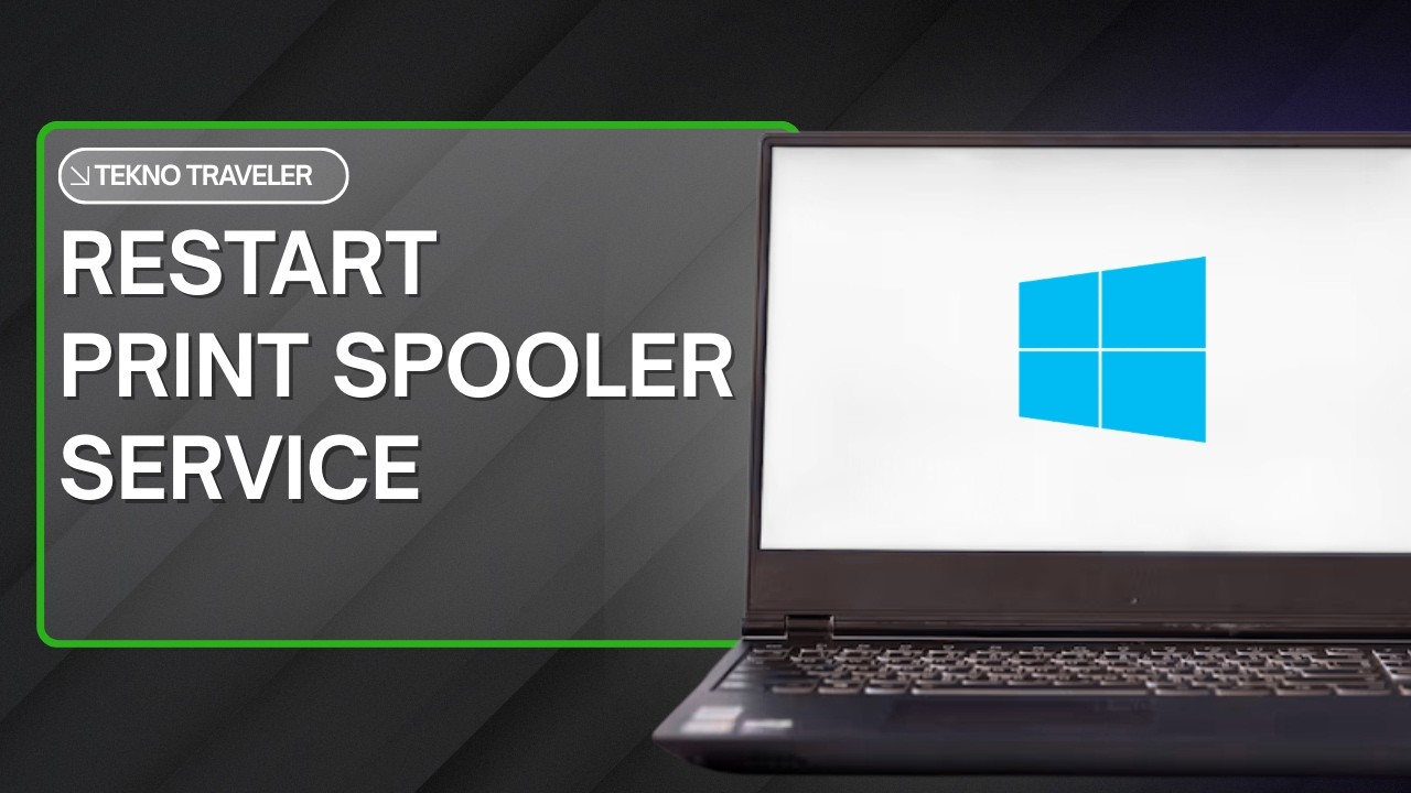 HOW TO RESTART PRINT SPOOLER SERVICE IN WINDOWS
