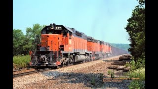 Emd Sd38S & Sd18 At A Crawl In Notch 8. Turn Up Your Speakers On This One. 6161990