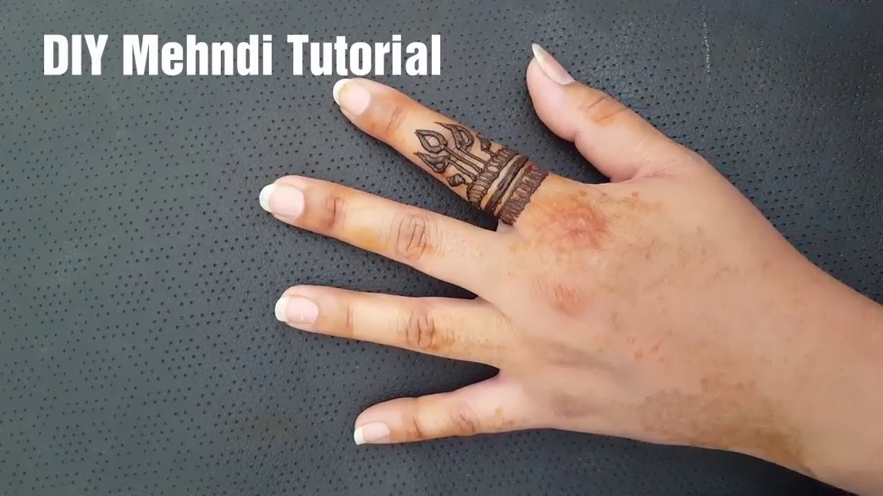 Beautiful and simple finger tip design finger design for begginer 2019