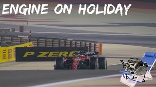 Ferrari engine went on holiday