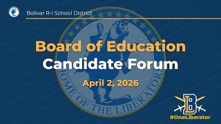 Bolivar School Board Forum 4/2/26