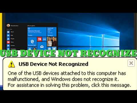 how to fix usb not recognized in windows 7 , 8, 8.1, 10, 11, 12, ll hindi  2021 | Foci