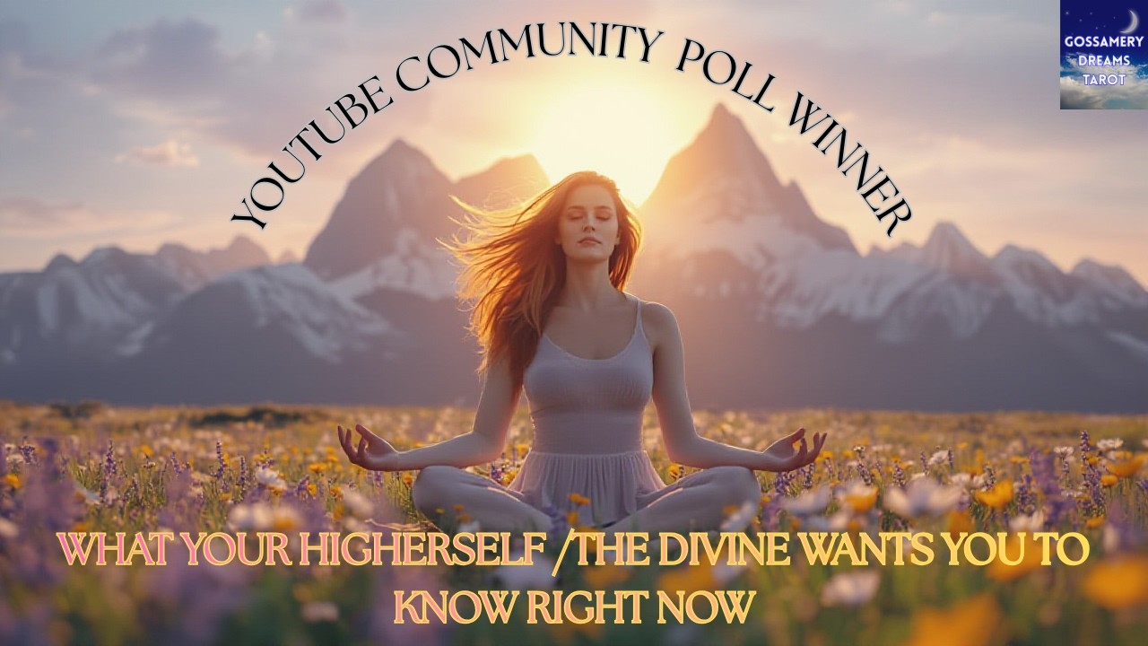 ПОБЕДИТЕЛЬ ОПРОСА СООБЩЕСТВА YOUTUBE! 🏆 ЧТО ВАШЕ ВЫСШЕЕ Я/БОЖЕСТВЕННОЕ ХОЧЕТ, ЧТОБЫ ВЫ ЗНАЛИ ПРЯМ...