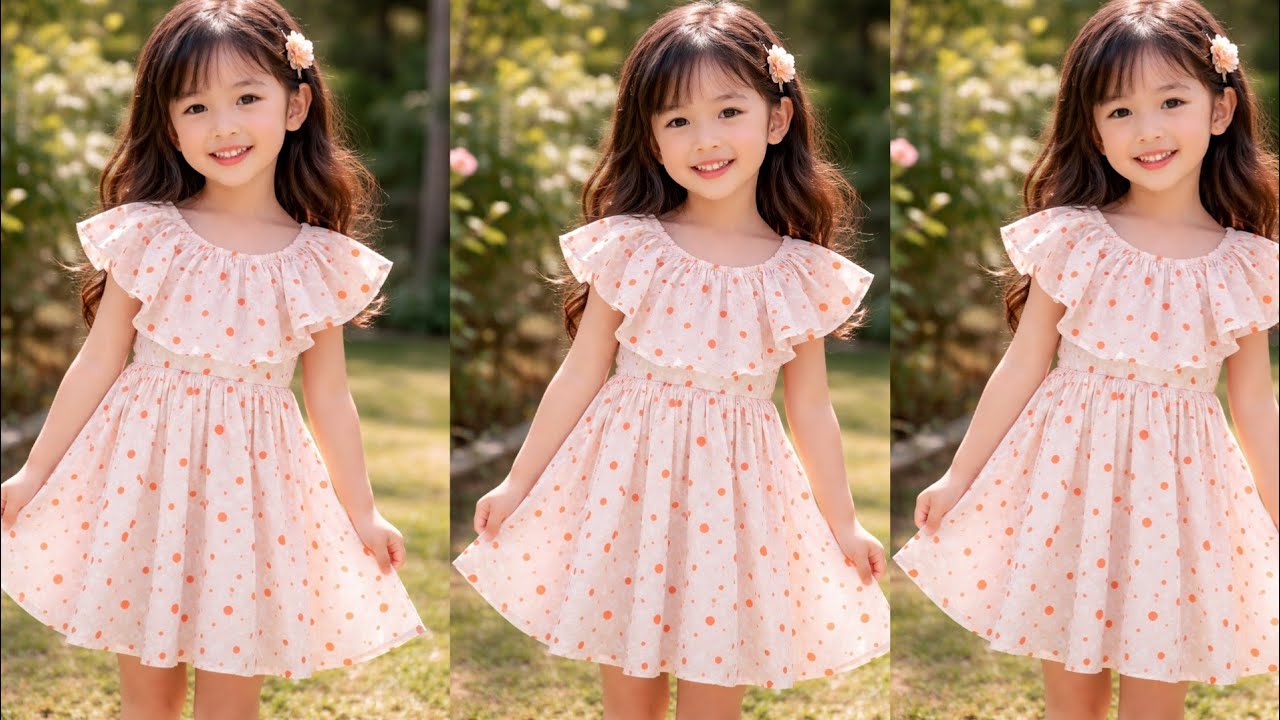 গজ কাপড় দিয়ে গরমে আরামদায়ক বেবি ড্রেস বানিয়ে নিলাম || Baby Frock Cutting And Stitching 