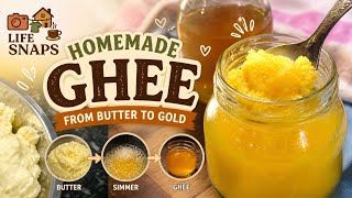 New and Simple Way to Make Ghee at Home/Traditional Gawa Ghee/Homemade Gawa Ghee#lifesnaps#Gawa Ghee