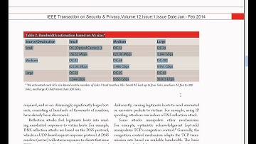 Bandwidth Distributed Denial of Service Attacks and Defenses