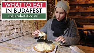 Hungarian Foods to Try | What I Ate in Budapest 🇭🇺