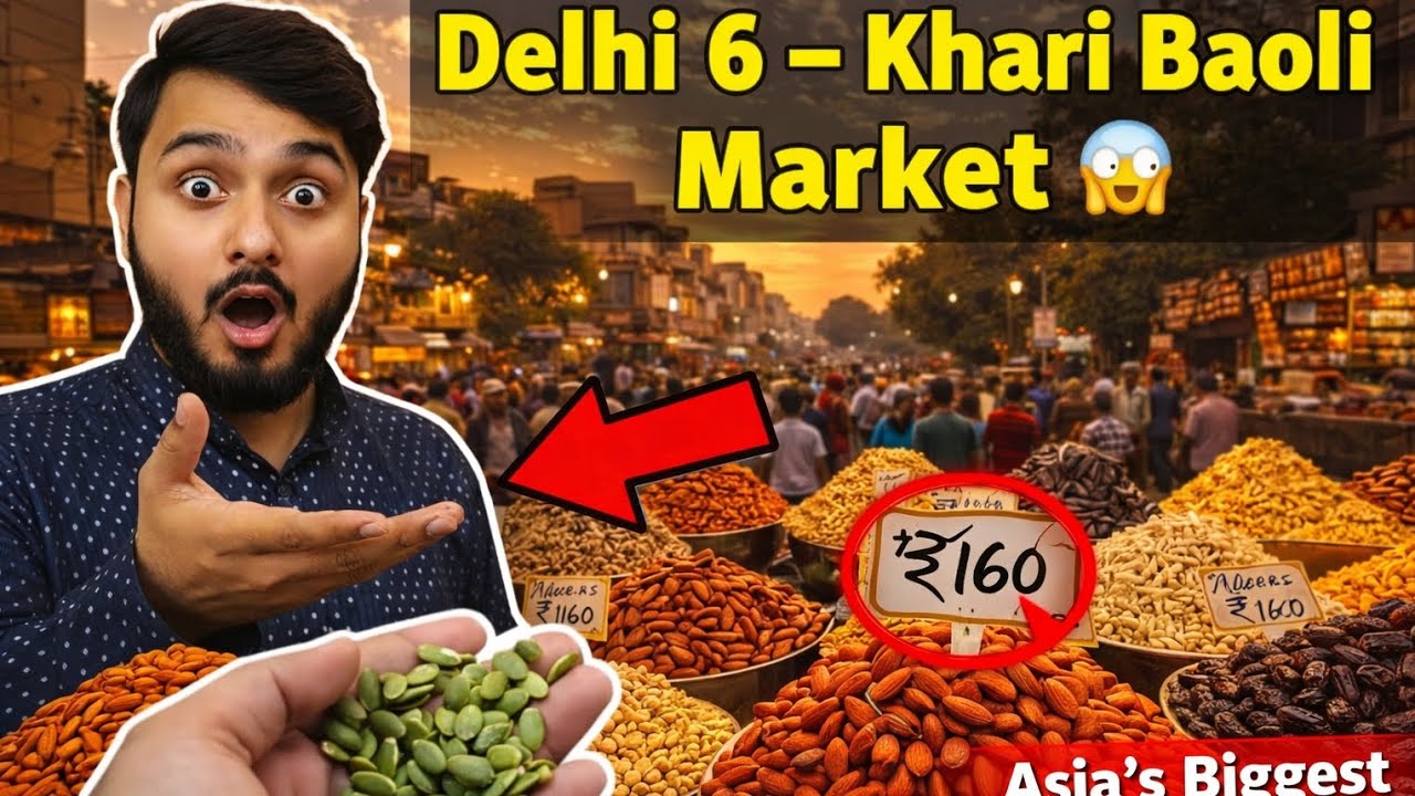 👉 Khari Baoli Market Delhi 6 😱|| Asia’s Biggest Spice Market || #kharibaoli #delhi6 #chandnichowk 