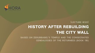 HORA120 Lecture 120: History after Rebuilding the City Wall
