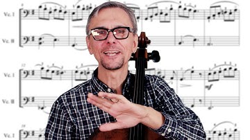 David Popper Etude no.1 from 15 Easy Studies, Op. 76a | Complete tutorial