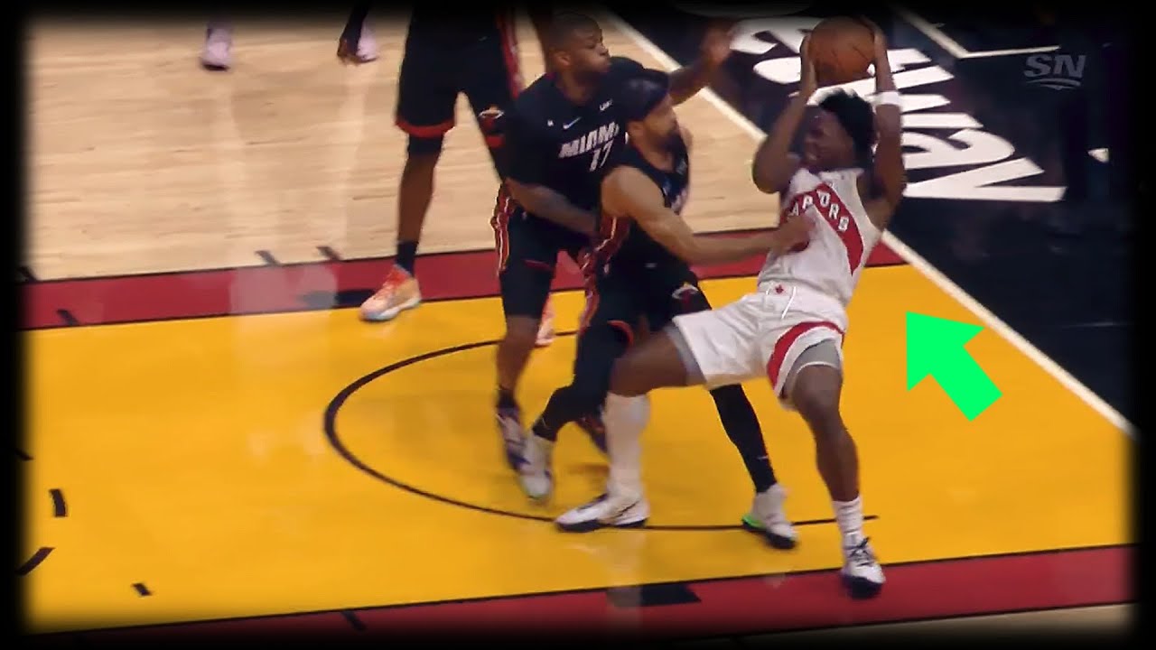 A Real Head Scratching Call by the Refs in the Final Seconds of the Game - RAPTORS vs HEAT