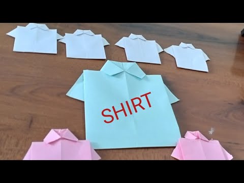 Paper craft||shirt|| - YouTube